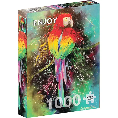 Enjoy Puzzle Colorful Parrot - 1000 Teile