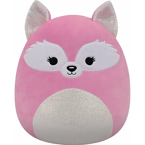 Squishmallows Pl�sch Fuchs mit schimmerndem Bauch Pink - 30 cm