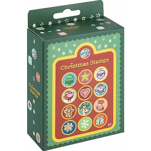 Sombo Weihnachts-Stempel-Set 12 selbstf�rbende Stempel