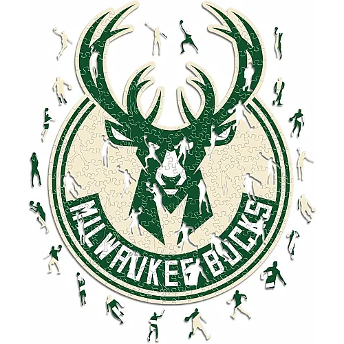 Iconic Puzzle NBA Milwaukee Bucks Logo (150Teile)