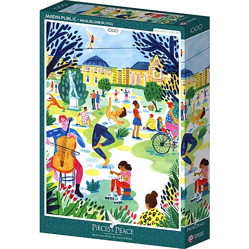 Pieces & Peace Puzzle Maguelone du Fou �ffentlicher Park - 1000 Teile