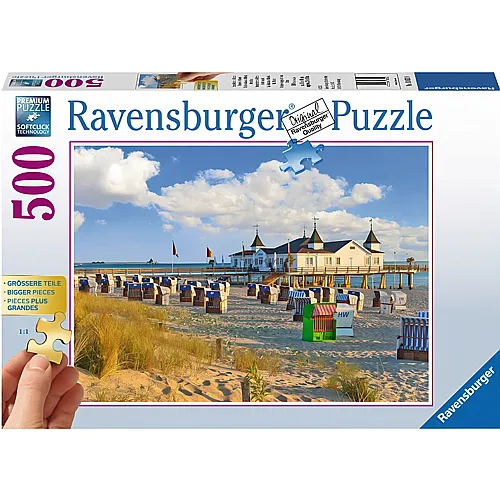 Ravensburger Puzzle Strandkrbe in Ahlbeck (500Teile)
