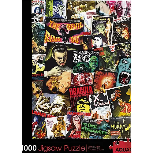 Aquarius Puzzle 1000 Teile Classic Horror Movies