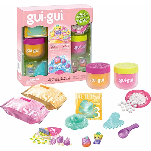 Moose Toys Gui Gui Luxus-Set II 2 Dosen duftender Schleim,