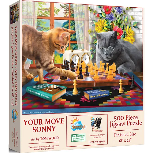 SunsOut Puzzle Tom Wood Your Move Sonny - 500 Teile