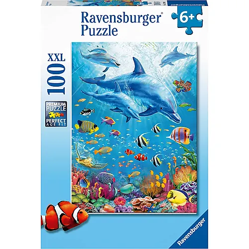 Ravensburger Puzzle Delfine - 100 Teile
