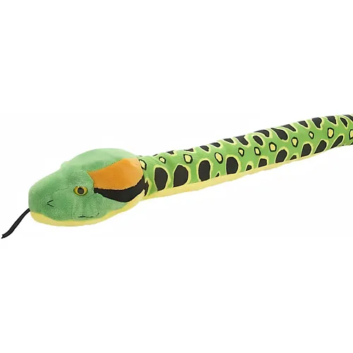 Wild Republic Plush Snake Anakonda II, Pl�sch-Schlange, Riesen-Kuscheltier, 137 cm, Baby Shower Geschenk, Stofftier, F�llung aus