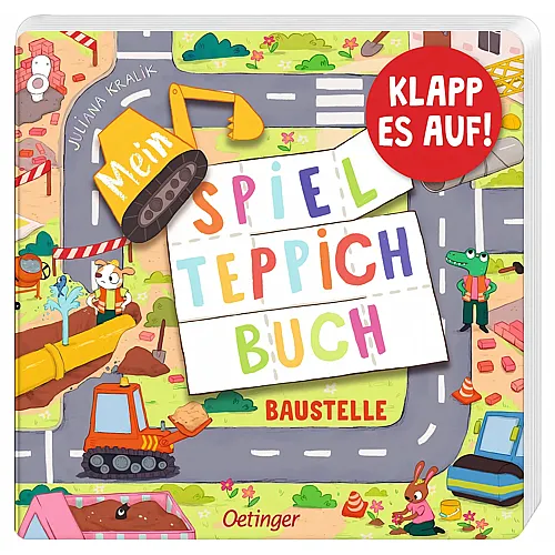 Oetinger Mein Spielteppich-Buch. Baustelle