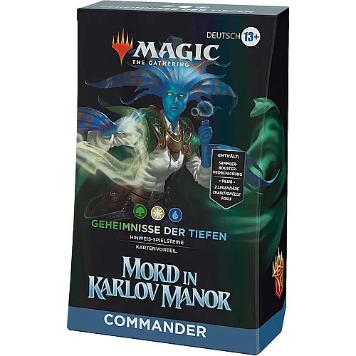 Magic The Gathering Mord in Karlov Manor Commander-Deck - Geheimnisse der Tiefen - Deutsch