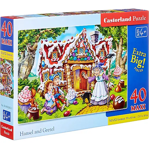 Castorland Puzzle Hansel & Gretel - 40 Teile