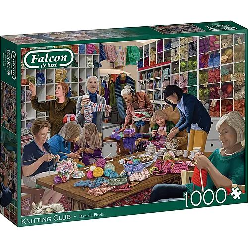Falcon Puzzle Knitting Club - 1000 Teile