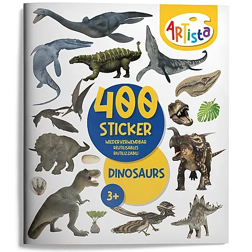 Artista Stickerbuch Dinosaurier