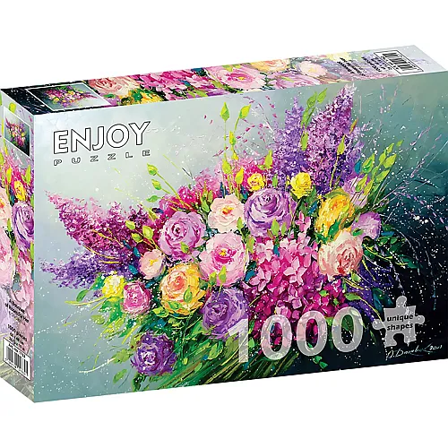 Enjoy Puzzle Ein Strauss Rosen f�r Sie - 1000 Teile