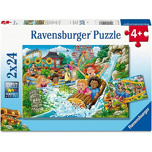 Ravensburger Puzzle 2in1 Vergn�gungspark - 24 Teile