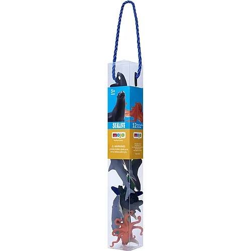Mojo Sealife Mini Meerestiere Spielset - 12 Teile