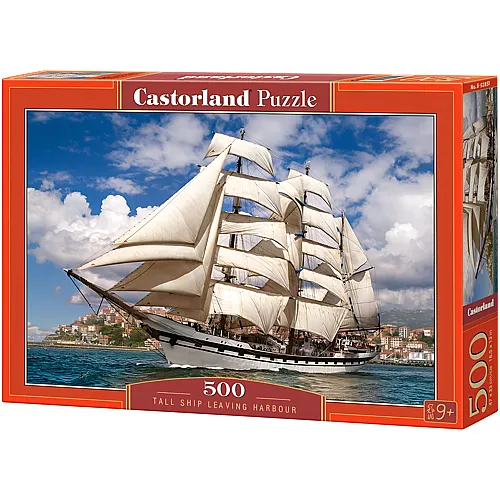 Tall Ship Leaving Harbour 500Teile