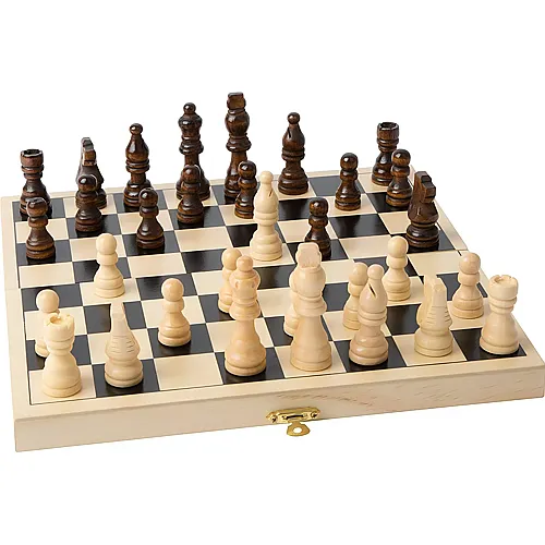 Reisespiel Schach aus Holz