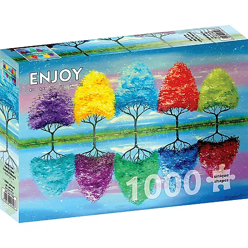 Enjoy Puzzle Jeder Baum hat seine eigene bunte Geschichte - 1000 Teile