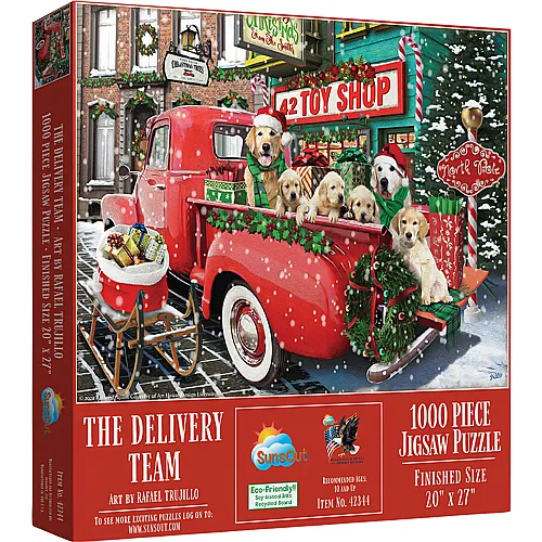 SunsOut Puzzle Rafael Trujillo The Delivery Team (1000Teile)