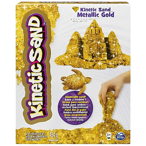 Spin Master Kinetic Sand Metalic Gold 453g Gold