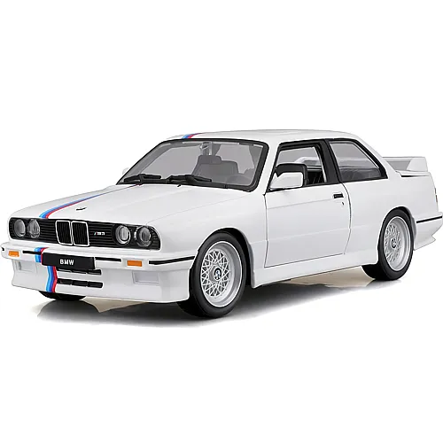 Bburago 1:24 BMW M3 (E30) 1988 Weiss