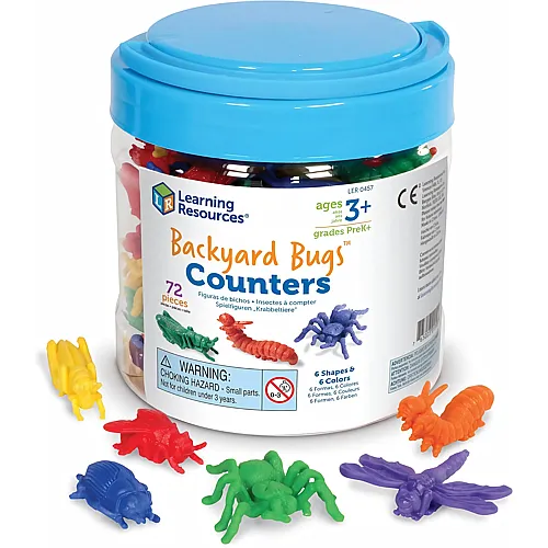 Learning Resources Hof-Insekten (Set mit 72 St�ck)