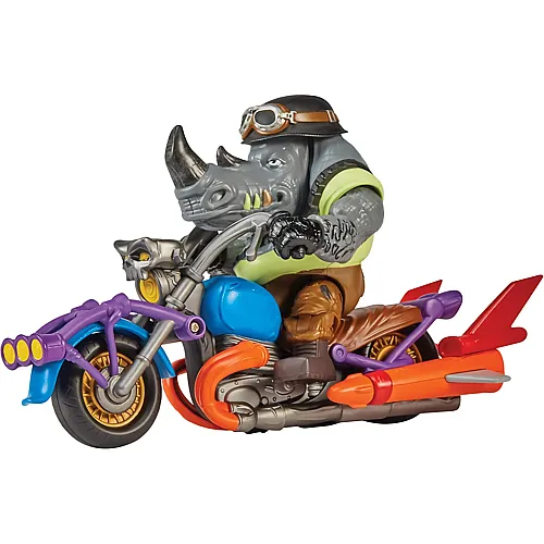 Chopper Cycle mit exklusiver Rocksteady Figur - 12 cm