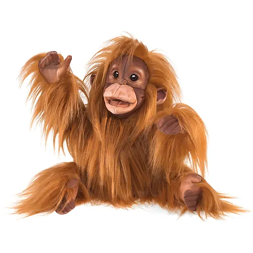 Folkmanis Handpuppe Baby Orang-Utan - 23 cm