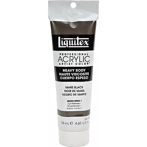 Liquitex Lqx Prof. Heavy Body Acrylfarbe 138ml Tube Marsschwarz
