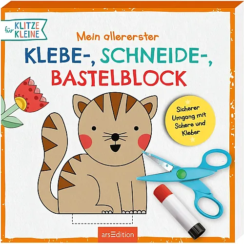 ars Edition Allererster Klebe- Schneide- Bastelblock