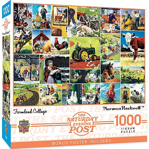 Master Pieces Farmland Collage (1000Teile)