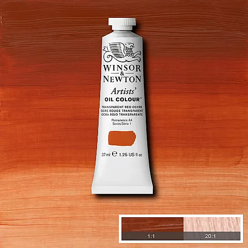 Winsor & Newton W&n Artists' Ã-lfarbe 37ml Tube Roter Ocker Transparent