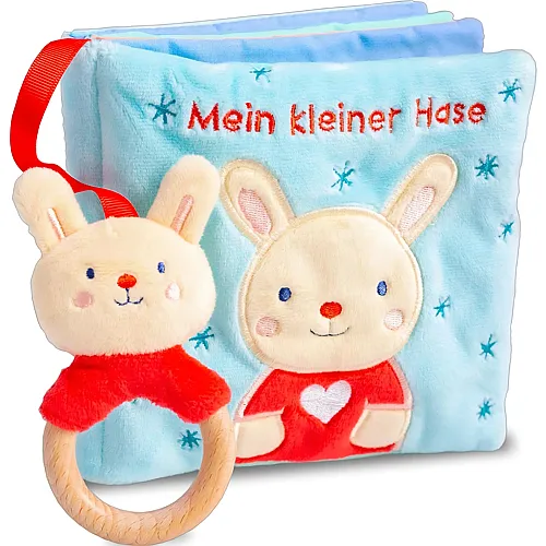Arena Mein Kuschelbuch mit Holzring - Hase
