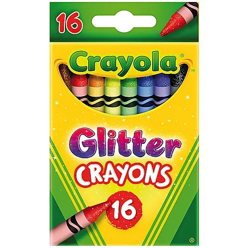 Crayola Glitzer Wachsmalstifte (16Teile)