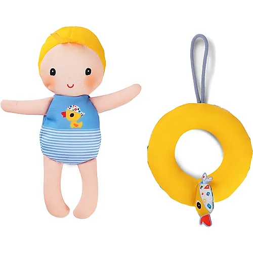 Badepuppe Gaspard - 17 cm