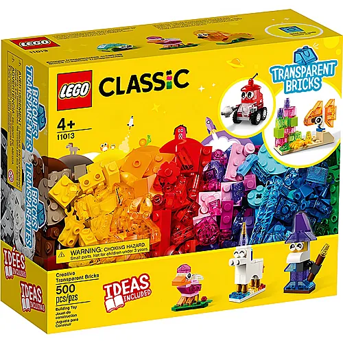 LEGO Classic Kreativ-Bauset mit durchsichtigen Steinen (11013)