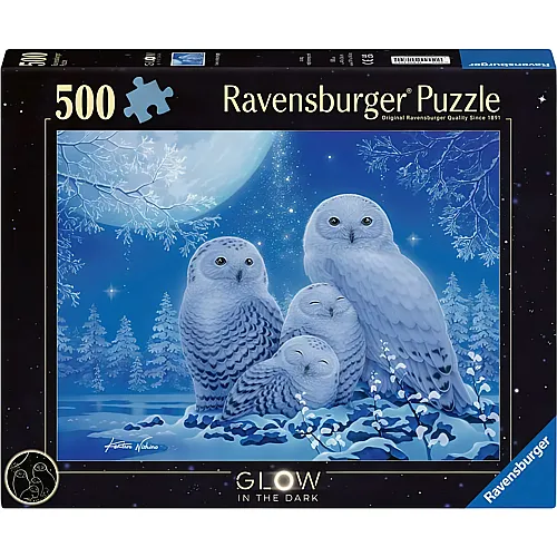 Ravensburger Puzzle Eulen im Mondschein (500Teile)