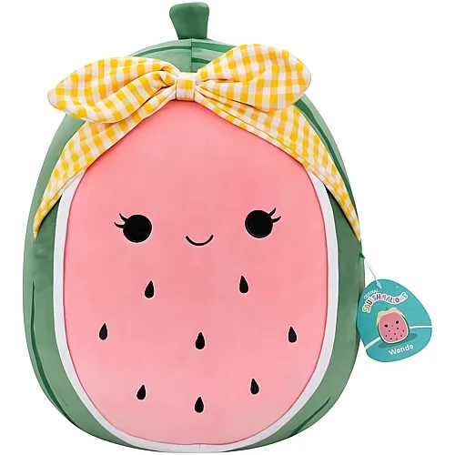 Squishmallows Pl�sch Wanda die Wassermelone mit Stirnband - 40 cm