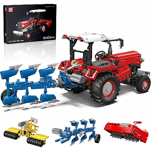 Mould King 17064 Technik 3 in 1 Ferngesteuerter Traktor Harvester Klemmbausteine M�hdrescher Trecker Bausteine Spielzeug mit
