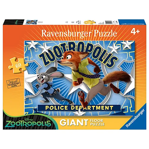 Ravensburger Puzzle Giant Floor Zootropolis - 60 Teile