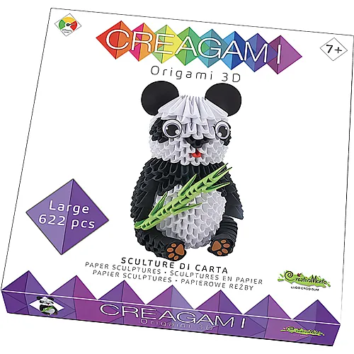 Creagami Origami 3D Panda (622Teile)