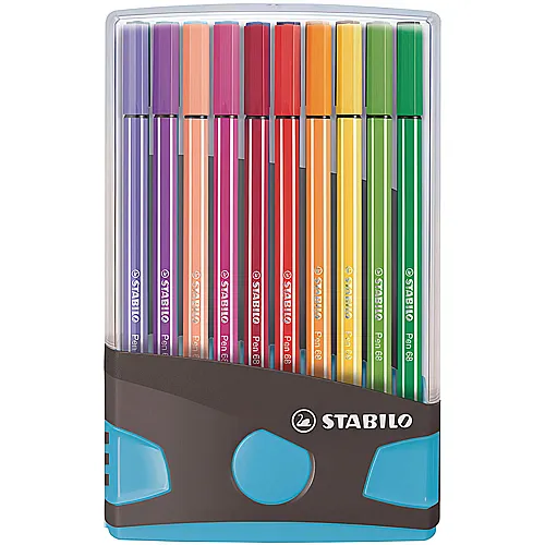 Stabilo Filzstifte Pen 68 Colorparade Blaue Box (20Teile)