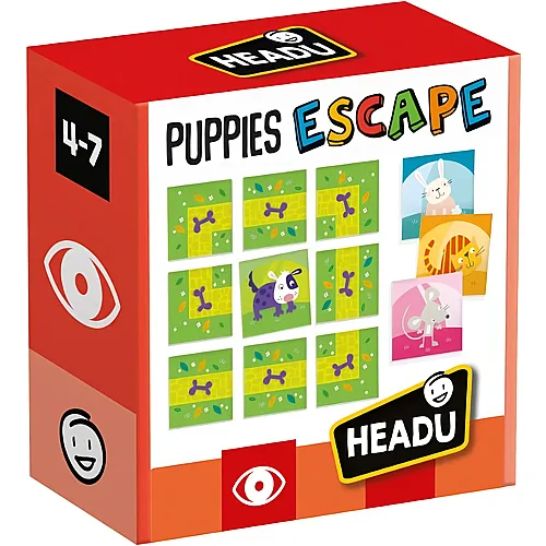 Headu Puppies Escape Maze-Spiel