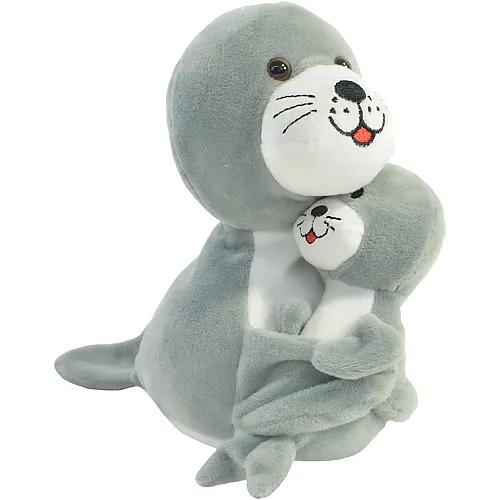 K�gler Labertier Seehund Sally und Baby Malte mit Wiedergabefunktion - 18 cm