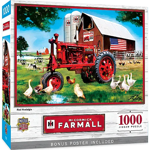 Master Pieces Puzzle Farmall Case IH (1000Teile)
