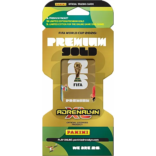 Panini Adrenalyn XL FIFA World Cup 2026 Premium Gold