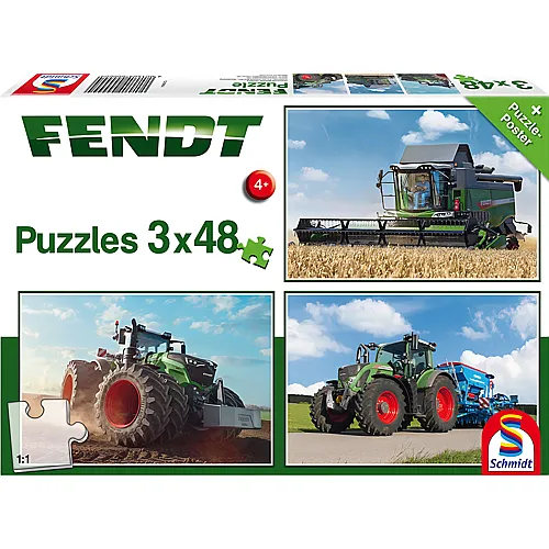 Schmidt Puzzle Fendt 1050 Vario / 724 Vario / 6275L (3x48)