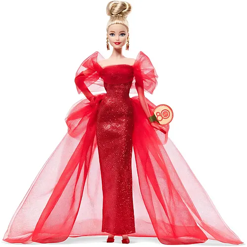 Barbie Signature Puppe in glitzerndem rotem T�llkleid