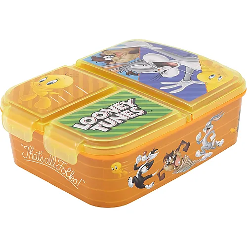 Stor Looney Tunes Brotbox mit 3 F�chern