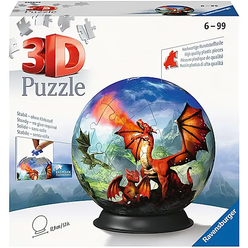Ravensburger Puzzleball Mystische Drachen (72Teile)